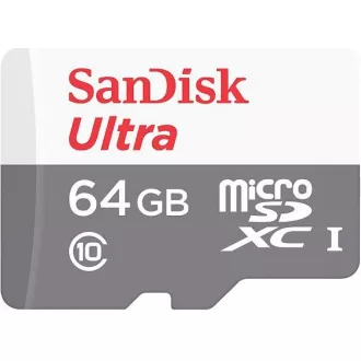 Kartica SanDisk MicroSDXC 64 GB Ultra (80 MB/s, razred 10, Android)   adapter