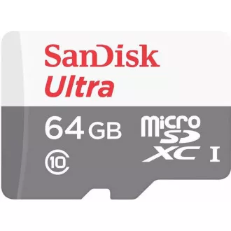 Sandisk MicroSDXC 64 GB Ultra (80 MB/s, razred 10 UHS-I, Android)