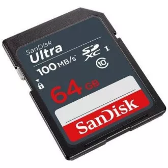 SanDisk SDXC 64 GB Ultra (100 MB/s razreda 10 UHS-I) SanDisk SDXC 64 GB Ultra (100 MB/s razreda 10 UHS-I)