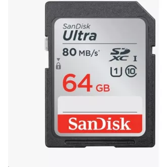 SanDisk SDXC 64 GB Ultra (100 MB/s razreda 10 UHS-I) SanDisk SDXC 64 GB Ultra (100 MB/s razreda 10 UHS-I)