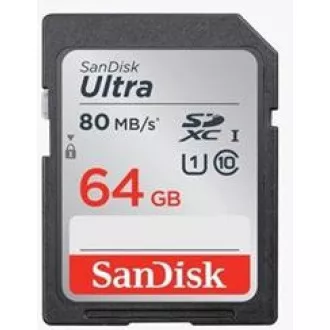 SanDisk SDXC 64 GB Ultra (100 MB/s razreda 10 UHS-I) SanDisk SDXC 64 GB Ultra (100 MB/s razreda 10 UHS-I)