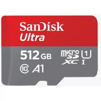 SanDisk MicroSDXC kartica 512 GB Ultra (100 MB/s, razred 10, Android)   adapter