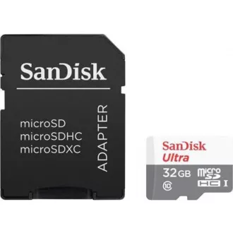 SanDisk MicroSDXC 32 GB Ultra (120 MB/s, A1 Class 10 UHS-I, Android)   adapter