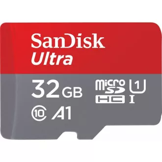 SanDisk MicroSDXC 32 GB Ultra (120 MB/s, A1 Class 10 UHS-I, Android)   adapter