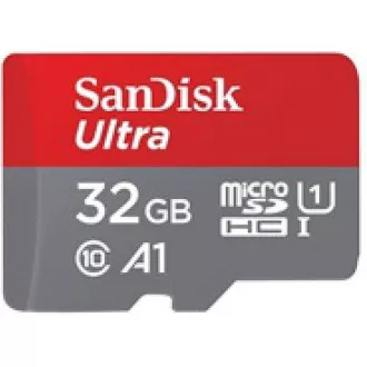 Kartica SanDisk MicroSDHC 32 GB Ultra (120 MB/s, A1 razred 10 UHS-I, pakiranje za Android - tablični računalnik, aplikacija Memory Zone)   adapter