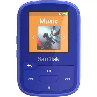SanDisk Clip Sport Plus MP3 predvajalnik 32 GB, modri