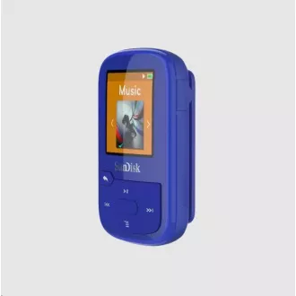 SanDisk Clip Sport Plus MP3 predvajalnik 32 GB, modri