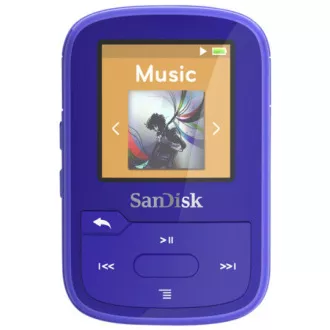 SanDisk Clip Sport Plus MP3 predvajalnik 32 GB, črn
