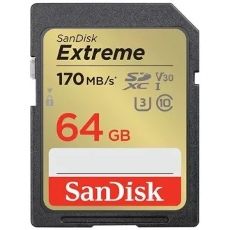 SanDisk SDXC kartica 64 GB Extreme (170 MB/s razreda 10, UHS-I U3 V30)