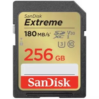 SanDisk SDXC kartica 256 GB Extreme (190 MB/s razreda 10, UHS-I U3 V30)