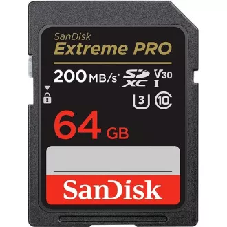 SanDisk SDXC kartica 64GB Extreme PRO (200 MB/s razred 10, UHS-I U3 V30)