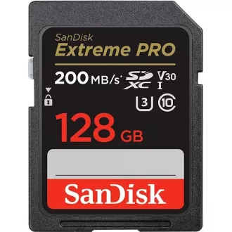 SanDisk SDXC kartica 128 GB Extreme PRO (200 MB/s razred 10, UHS-I U3 V30)