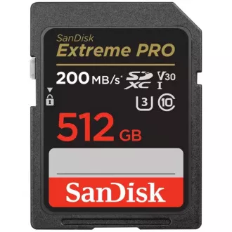 SanDisk SDXC kartica 512 GB Extreme PRO (200 MB/s razreda 10, UHS-I U3 V30)