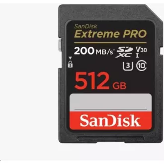 SanDisk SDXC kartica 512 GB Extreme PRO (200 MB/s razreda 10, UHS-I U3 V30)