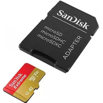 SanDisk micro SDXC kartica 64GB Extreme (170 MB/s razred 10, UHS-I U3 V30)   adapter