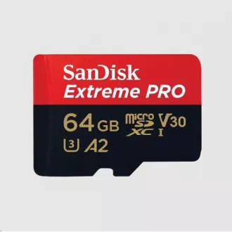 SanDisk micro SDXC kartica 64GB Extreme PRO (200 MB/s razred 10, UHS-I U3 V30)   adapter
