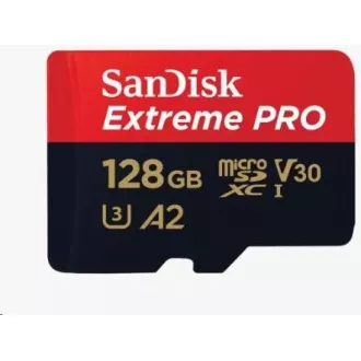 SanDisk micro SDXC kartica 128 GB Extreme PRO (200 MB/s razred 10, UHS-I U3 V30)   adapter