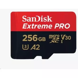 SanDisk micro SDXC kartica 256GB Extreme PRO (200 MB/s razred 10, UHS-I U3 V30)   adapter
