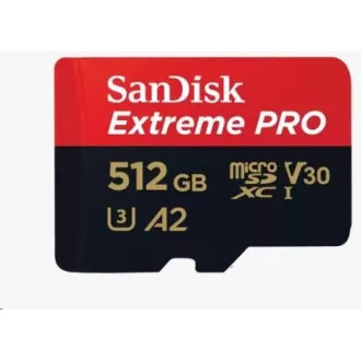 SanDisk micro SDXC kartica 512GB Extreme PRO (200 MB/s razred 10, UHS-I U3 V30)   adapter