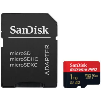 SanDisk micro SDXC kartica 1TB Extreme PRO (200 MB/s razreda 10, UHS-I U3 V30)   adapter