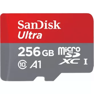 SanDisk MicroSDXC kartica 256 GB Ultra (150 MB/s, A1 Class 10 UHS-I)   adapter