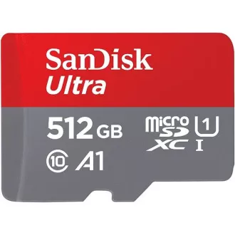 SanDisk MicroSDXC kartica 512GB Ultra (150 MB/s, A1 Class 10 UHS-I)   adapter