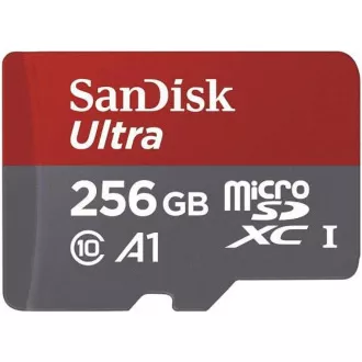 Sandisk MicroSDXC 256 GB Ultra (100 MB/s, razred 10 UHS-I, Android)