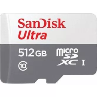 Sandisk MicroSDXC 512 GB Ultra (100 MB/s, razred 10 UHS-I, Android)