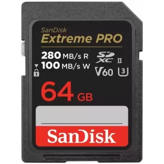 SanDisk SDXC kartica 64GB Extreme PRO (280 MB/s razreda 10, UHS-II V60)