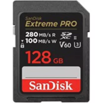SanDisk SDXC kartica 128 GB Extreme PRO (280 MB/s razreda 10, UHS-II V60) SanDisk SDXC kartica 128 GB Extreme PRO (280 MB/s razreda 10, UHS-II V60)