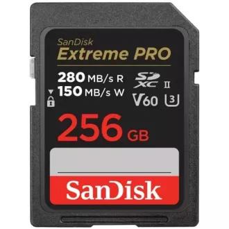 SanDisk SDXC kartica 256 GB Extreme PRO (280 MB/s razreda 10, UHS-II V60)