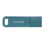 SanDisk Flash disk 64 GB Ultra Dual Drive Go, USB-C 3.2, modri