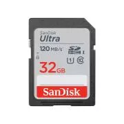 SanDisk SDHC kartica 32 GB Ultra (R:120/W:120 MB/s, UHS-I, C10)