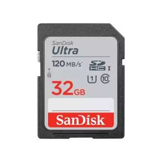 SanDisk SDHC kartica 32 GB Ultra (R:120/W:120 MB/s, UHS-I, C10)