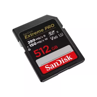 SanDisk SDXC kartica 512GB Extreme PRO (R:280/W:150 MB/s, UHS-II, V60)