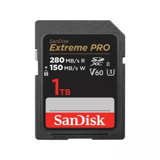 SanDisk MicroSDXC 1TB Extreme PRO (R:280/W:150 MB/s, UHS-II, V60)