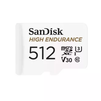 SanDisk MicroSDXC kartica 512 GB High Endurance (R:100/W:40 MB/s, C10, U3, V30)   adapter