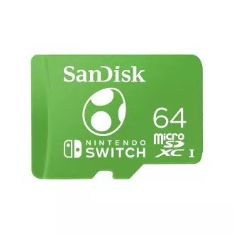 SanDisk MicroSDXC 64 GB za Nintendo Switch (R:100/W:90 MB/s, UHS-I)