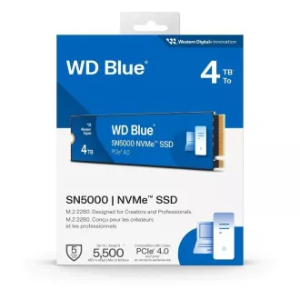 WD BLUE NVMe SSD 2TB PCIe SN5000, Gen4, (R:5150, W:4850MB/s)