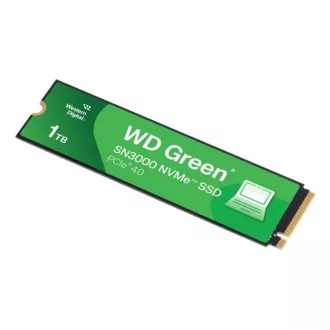 WD GREEN SSD 1TB SN3000 Powered by SanDisk, PCIe Gen4x4, M.2 2280, (R:5000/W:4200 MB/s)