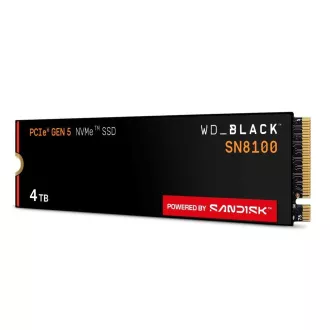 WD BLACK NVMe 4TB PCIe SN8100 SSD s pogonom SanDisk, Gen5, (R:14900, W:14000MB/s)