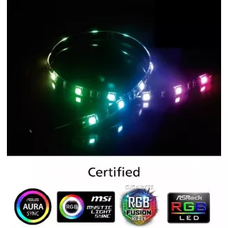 AKASA LED trak Vegas MB, magnetni, 50cm, RGB 12V