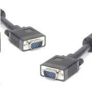 PREMIUMCORD VGA povezovalni kabel, 25 m (SVGA, HD15M/M, dvojno oklopljen, feritna jedra)