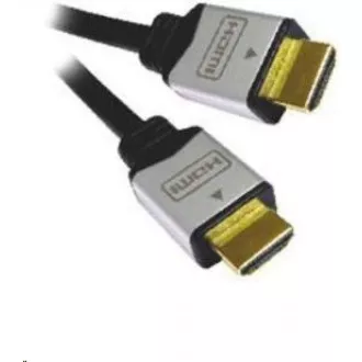 PREMIUMCORD Kabel HDMI A - HDMI A M/M 2m pozlačeni in kovinski HQ konektorji, 4K