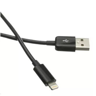 C-TECH Kabel USB 2.0 Lightning (IP5 in višje) za polnjenje in sinhronizacijo, 2 m, črn