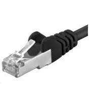 PREMIUMCORD Povezovalni kabel CAT6a S-FTP, RJ45-RJ45, AWG 26/7 0, 25 m, črn