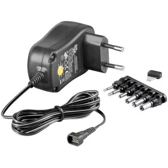 Goobay Univerzalni napajalnik 230V/3-12V DC 1000mA
