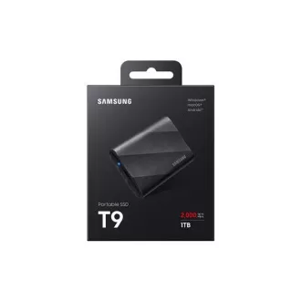 Samsungov zunanji SSD T9 - 1 TB - črn