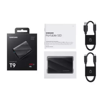 Samsungov zunanji SSD T9 - 1 TB - črn