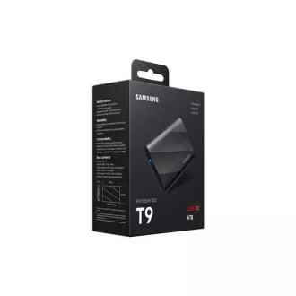 Samsung T9 zunanji SSD - 4 TB - črn Samsung T9 zunanji SSD - 4 TB - črn